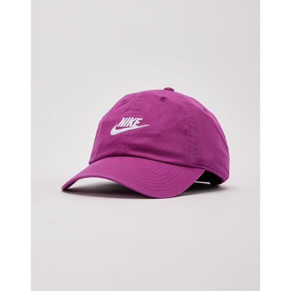 Nike Club Unstructured Futura Wash Cap Fuschia White Hat Size L/XL FB5368 518 - Picture 1 of 8